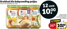 Kruidvat Kruidvat bio babyvoeding potjes aanbieding