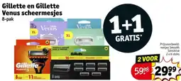 Kruidvat Gillette en Gillette Venus scheermesjes aanbieding