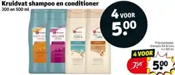 Kruidvat Kruidvat shampoo en conditioner aanbieding