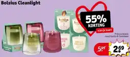 Kruidvat Bolsius Cleanlight aanbieding
