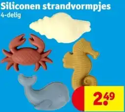 Kruidvat Siliconen strandvormpjes aanbieding