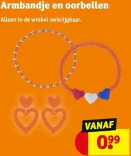 Kruidvat Armbandje en oorbellen aanbieding