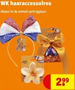 Kruidvat WK haaraccessoires aanbieding