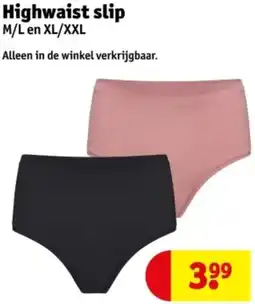 Kruidvat Highwaist slip aanbieding