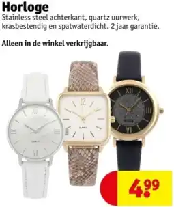 Kruidvat Horloge aanbieding