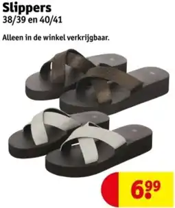 Kruidvat Slippers aanbieding