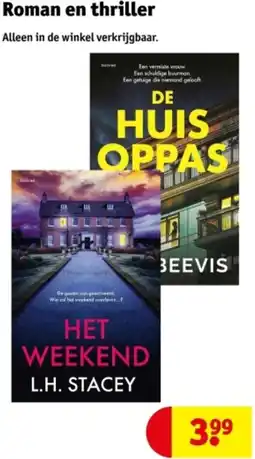 Kruidvat Roman en thriller aanbieding