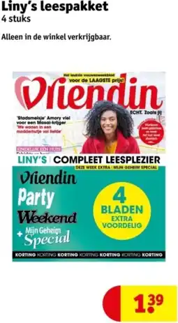 Kruidvat Liny's leespakket aanbieding