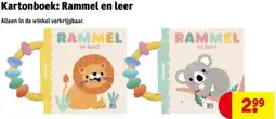 Kruidvat Kartonboek: Rammel en leer aanbieding