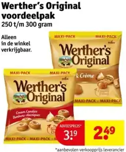Kruidvat Werther's Original voordeelpak aanbieding