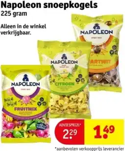Kruidvat Napoleon snoepkogels aanbieding