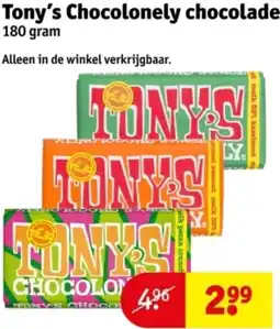 Kruidvat Tony's Chocolonely chocolade aanbieding