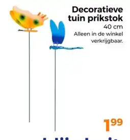 Trekpleister Decoratieve tuin prikstok aanbieding