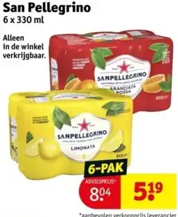 Kruidvat San Pellegrino aanbieding