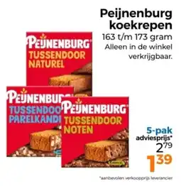 Trekpleister Peijnenburg koekrepen aanbieding