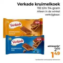 Trekpleister Verkade kruimelkoek aanbieding