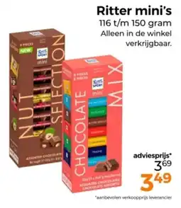 Trekpleister Ritter mini's aanbieding