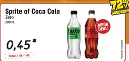 Budget Food Sprite of Coca Cola Zero aanbieding