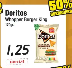 Budget Food Doritos Whopper Burger King aanbieding