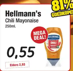 Budget Food Hellmann’s Chili Mayonaise aanbieding