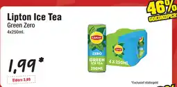 Budget Food Lipton Ice Tea Green Zero aanbieding
