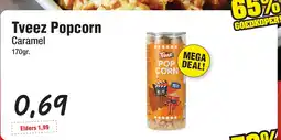 Budget Food Tveez Popcorn Caramel aanbieding