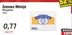 Budget Food Zeeuws Meisje Margarine aanbieding