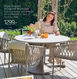 Coppelmans Royal Seasons Dining set Miami/Jura aanbieding