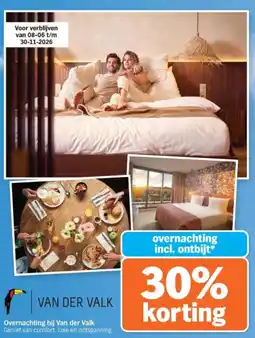 Albert Heijn Overnachting bij Van der Valk aanbieding