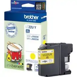 Bol.com Brother - LC-22UY - Inktcartridge geel aanbieding
