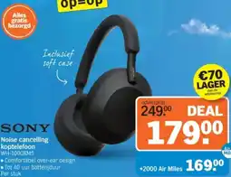 Albert Heijn SONY Noise cancelling koptelefoon WH-1000XM5 aanbieding