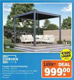 Albert Heijn Pergola terrasoverkapping aanbieding