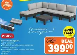 Albert Heijn Keter Elements loungeset aanbieding
