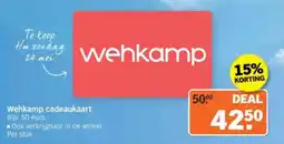 Albert Heijn Wehkamp cadeaukaart aanbieding