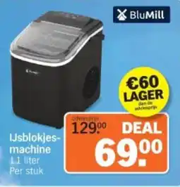 Albert Heijn BluMill IJsblokjesmachine aanbieding