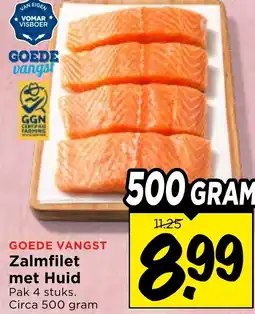 Vomar Voordeelmarkt Goede vangst Zalmfilet met Huid aanbieding