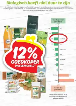 Dekamarkt Biologisch hoeft niet duur te zijn aanbieding