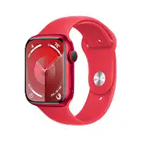 Bol.com Apple Watch Series 9 - Rode Sport Band - 45mm - M/L aanbieding