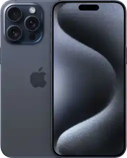 Bol.com Apple iPhone 15 Pro Max - 1TB - Blauw Titanium aanbieding