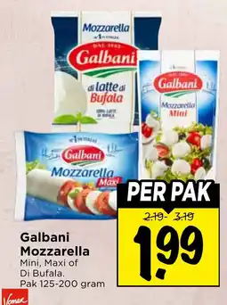 Vomar Voordeelmarkt Galbani Mozzarella aanbieding