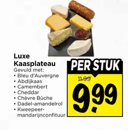 Vomar Voordeelmarkt Luxe Kaasplateau aanbieding
