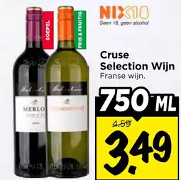 Vomar Voordeelmarkt Cruse Selection Wijn Franse wijn. aanbieding