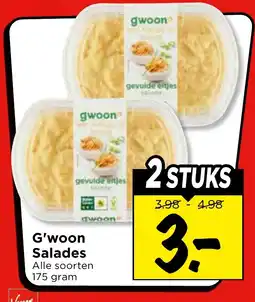 Vomar Voordeelmarkt G'woon Salades aanbieding