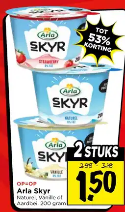 Vomar Voordeelmarkt Arla Skyr aanbieding