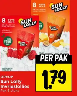 Vomar Voordeelmarkt Sun Lolly Invrieslollies aanbieding