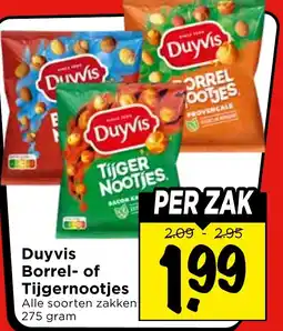 Vomar Voordeelmarkt Duyvis Borrel- of Tijgernootjes aanbieding