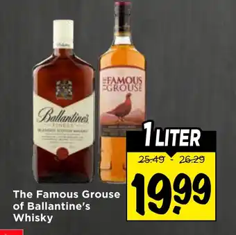 Vomar Voordeelmarkt The Famous Grouse of Ballantine's Whisky aanbieding