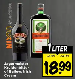 Vomar Voordeelmarkt Jagermeister Kruidenbitter of Baileys Irish Cream aanbieding