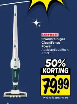Vomar Voordeelmarkt Stoomreiniger CleanTenso Power aanbieding