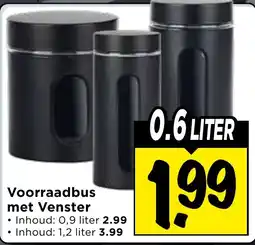Vomar Voordeelmarkt Voorraadbus met Venster aanbieding